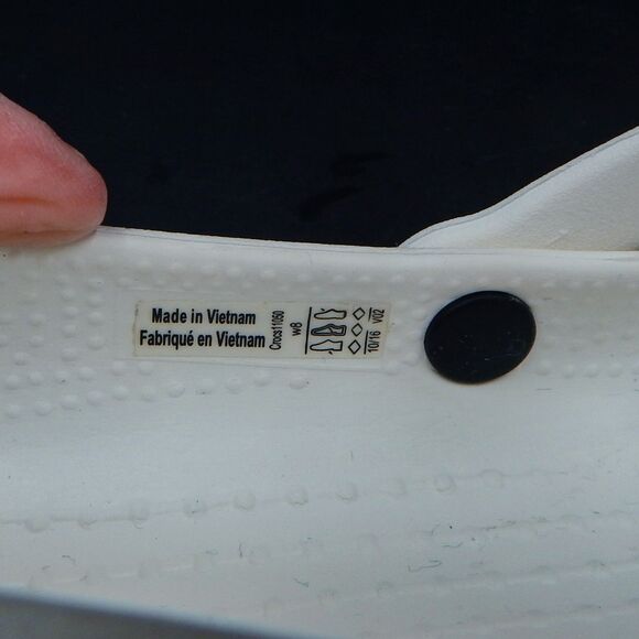 Crocs Alice White Mary Jane Women 8 Work Shoe Slip On Flats - Picture 7 of 12